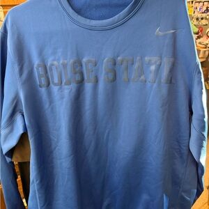 Boise State Nike blue sweatshirt. New.LG